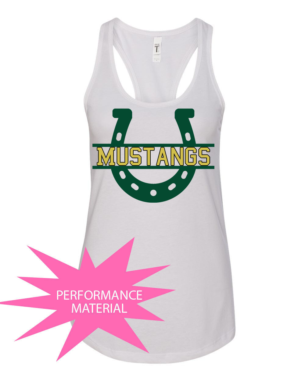 Green Hills Design 12 Performance Racerback Tank Top