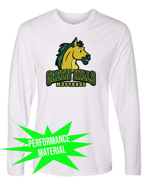 Green Hills Performance Material Long Sleeve Shirt Design 14