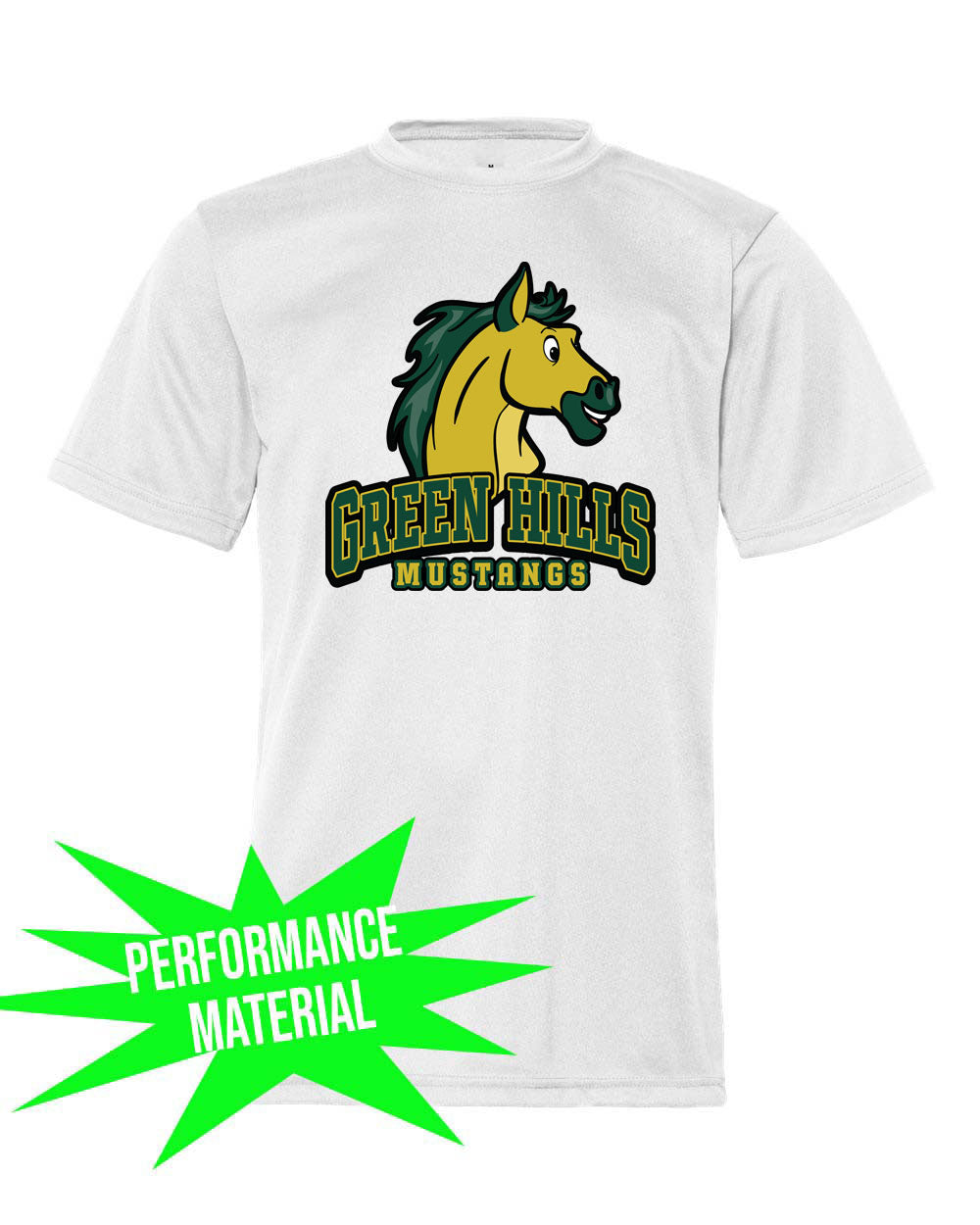 Green Hills Performance Material T-Shirt Design 14