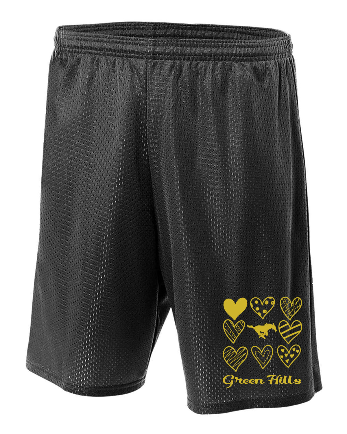 Green Hills Mesh Shorts Design 18