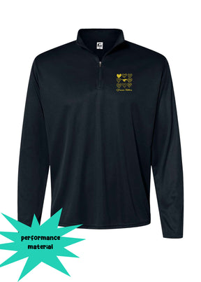 Green Hills Quarter Zip Long Sleeve Shirt Design 18