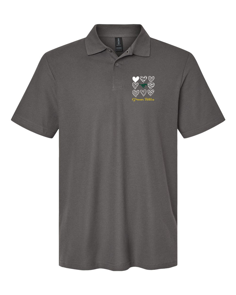 Green Hills Polo T-Shirt Design 18