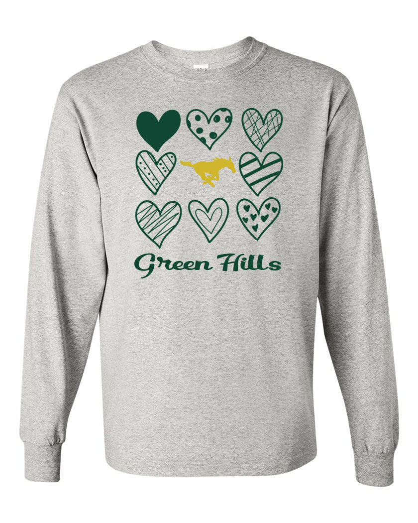 Green Hills Long Sleeve Shirt Design 18