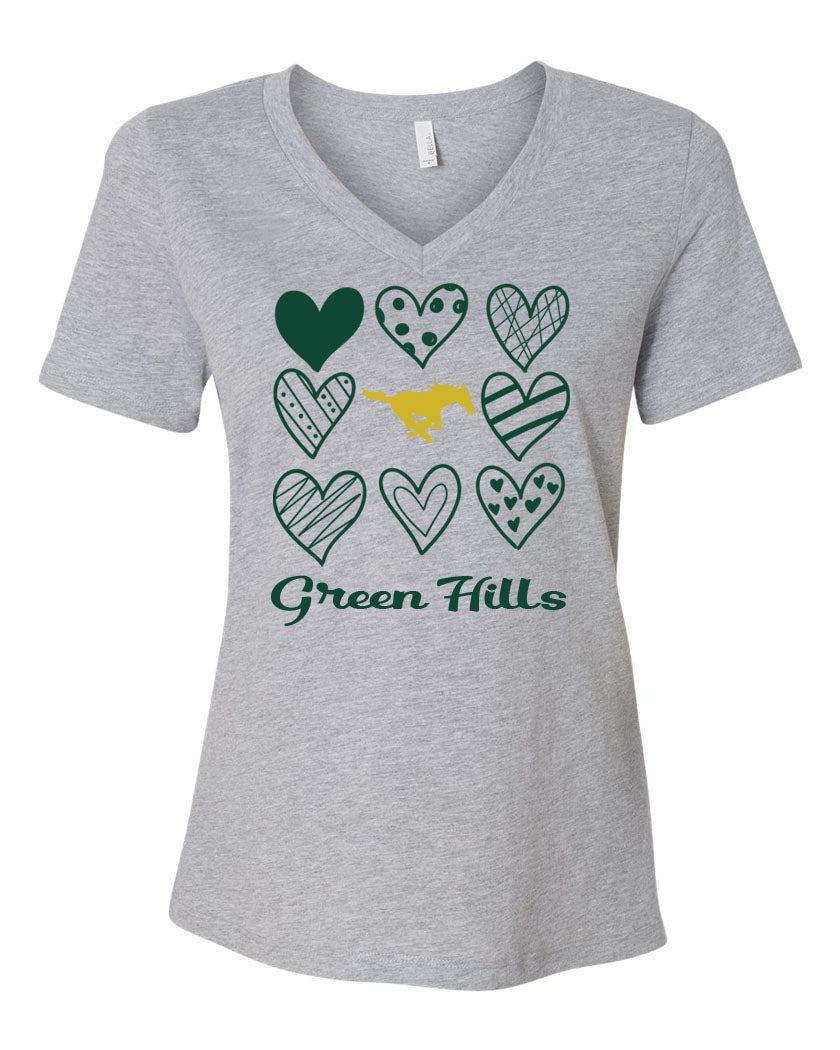 Green Hills V-Neck Design 18