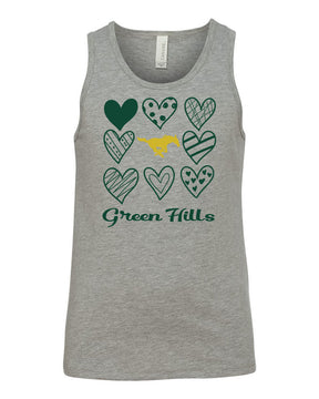 Green Hills Muscle Tank Top Design 18