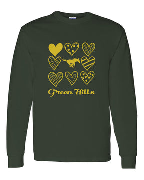 Green Hills Long Sleeve Shirt Design 18