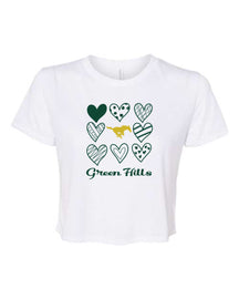 Green Hills crop top Design 18