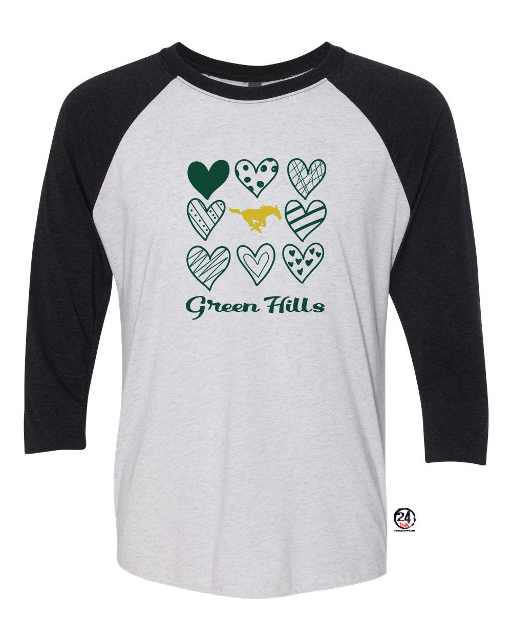 Green Hills Raglan shirt Design 18