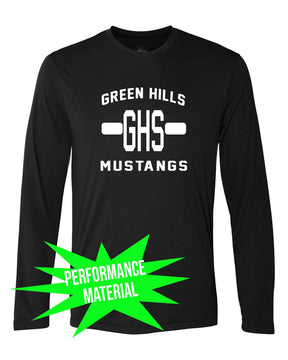 Green Hills Performance Material Long Sleeve Shirt Design 18