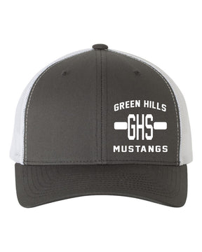 Green Hills Trucker Hat Design 19