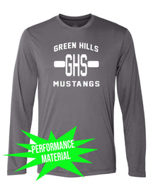 Green Hills Performance Material Long Sleeve Shirt Design 19