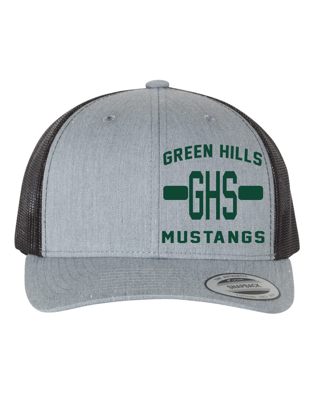 Green Hills Trucker Hat Design 19