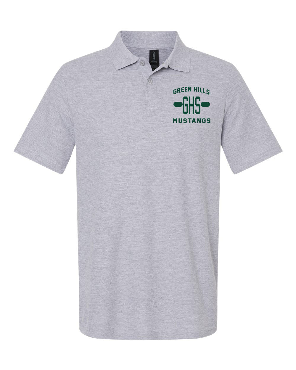 Green Hills Polo T-Shirt Design 19