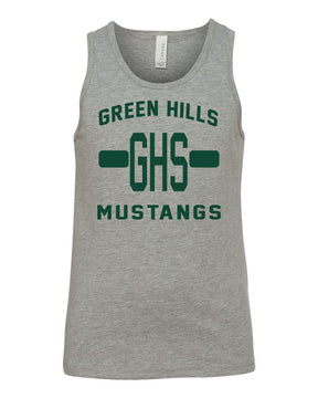 Green Hills Muscle Tank Top Design 19