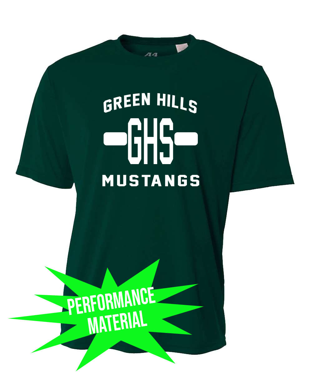 Green Hills Performance Material T-Shirt Design 19