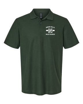 Green Hills Polo T-Shirt Design 19