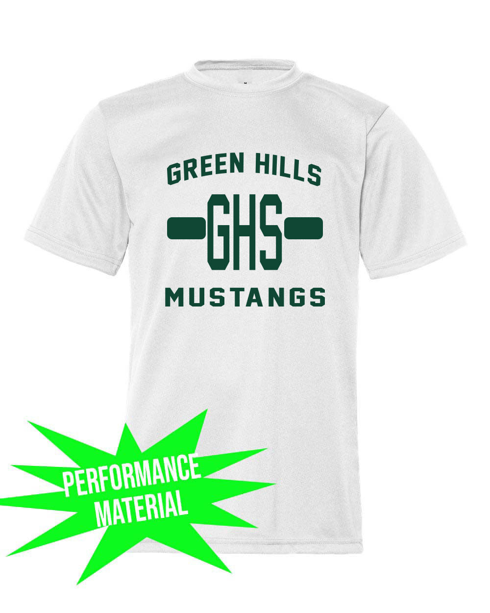 Green Hills Performance Material T-Shirt Design 19