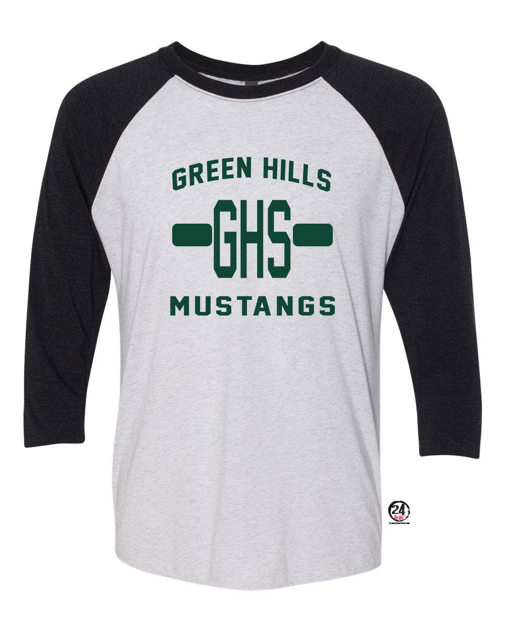 Green Hills Raglan shirt Design 19