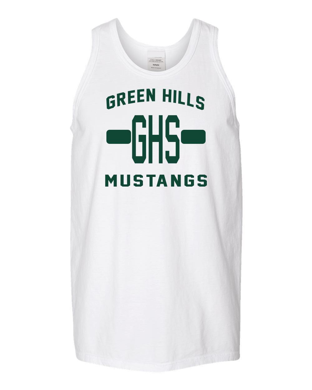 Green Hills Muscle Tank Top Design 19