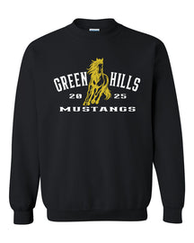 Green Hills non hooded sweatshirt Design 20