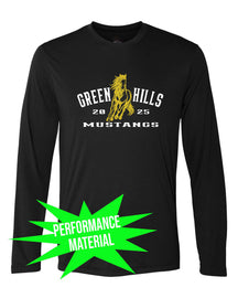 Green Hills Performance Material Long Sleeve Shirt Design 20