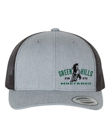 Green Hills Trucker Hat Design 20