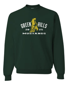 Green Hills non hooded sweatshirt Design 20