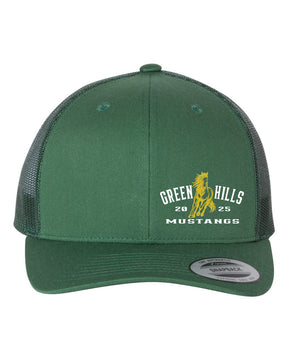 Green Hills Trucker Hat Design 20