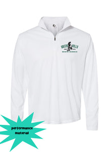 Green Hills Quarter Zip Long Sleeve Design 20