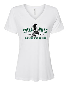 Green Hills V-neck T-Shirt Design 20