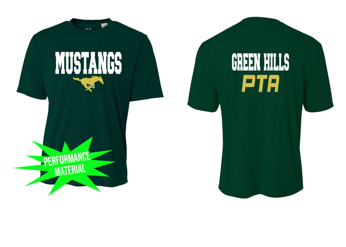 Green Hills PTA Performance Material T-Shirt