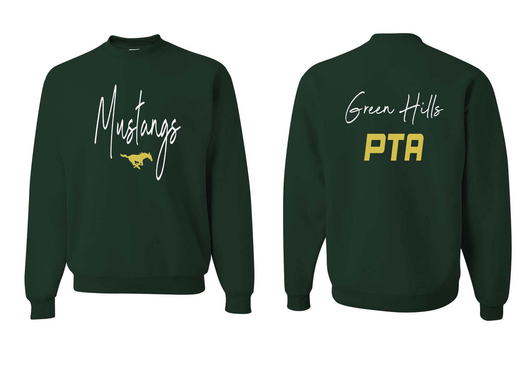 Green Hills PTA non hooded sweatshirt