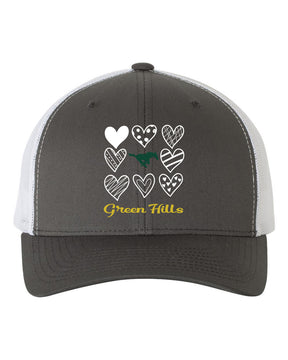 Green Hills Trucker Hat Design 18