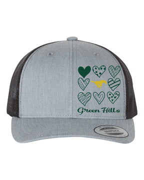 Green Hills Trucker Hat Design 18