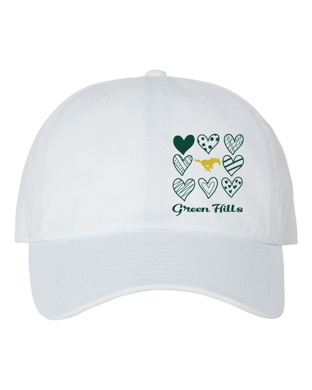 Green Hills Trucker Hat Design 18