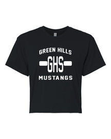 Green Hills crop top Design 19