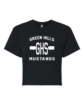 Green Hills crop top Design 19