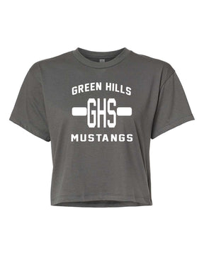 Green Hills crop top Design 19