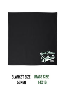 Green Thunder Design 2 Blanket