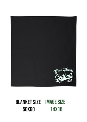 Green Thunder Design 2 Blanket