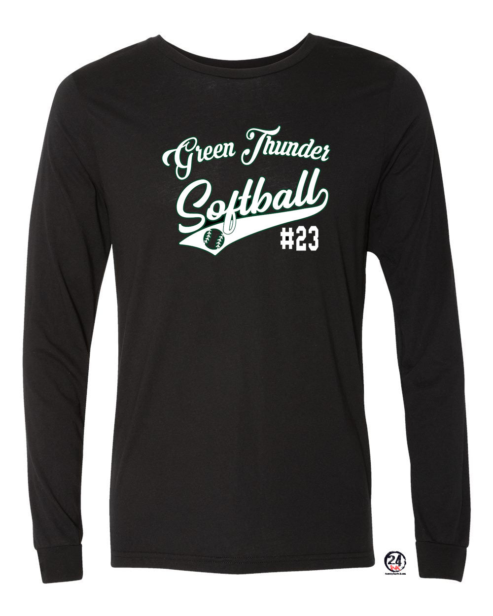 Green Thunder design 2 Long Sleeve Shirt