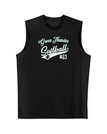 Green Thunder Design 2 Men's Performance Tank Top