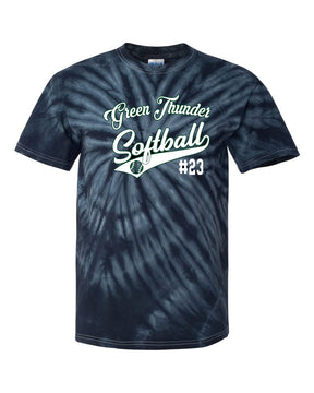 Green Thunder Tie Dye t-shirt Design 2