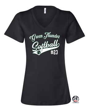 Green Thunder Design 2 V-Neck