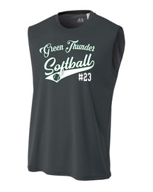 Green Thunder Design 2 Men's Performance Tank Top