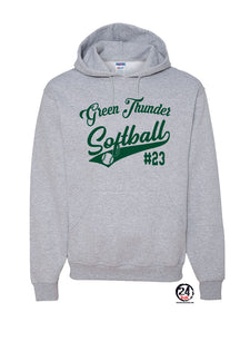 Green Thunder Design 2 Hooded Sweatshirt