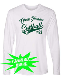 Green Thunder Performance Material Long Sleeve Shirt Design 2