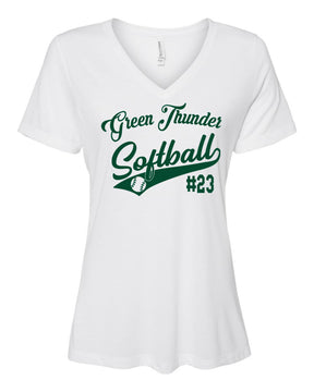 Green Thunder Design 2 V-Neck