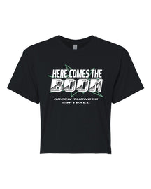 Green Thunder Design 3 crop top