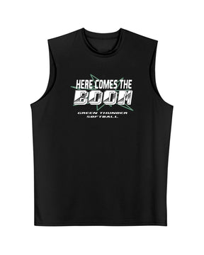 Green Thunder Design 3 Men's Performance Tank Top